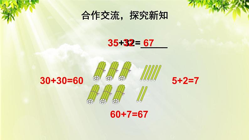 人教版二年级数学上册 2 100以内的加法和减法（二）1加法 第2课时 不进位加（2）课件03