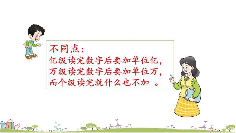 西师大版数学四年级上册  1.2 《数的读法（二）》PPT课件+课时练07