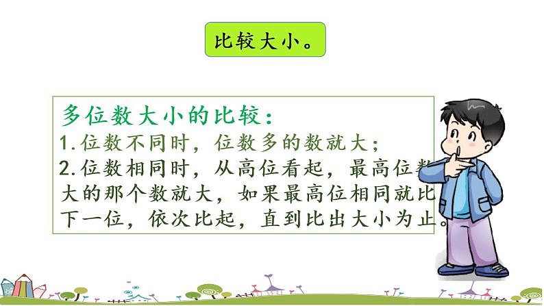 西师大版数学四年级上册  1.13 《《整理与复习》PPT课件+课时练05