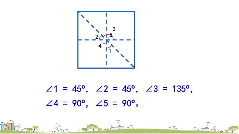 西师大版数学四年级上册  3.5 《用量角器画角》PPT课件+课时练03