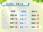 人教版二年級數(shù)學(xué)上冊 4 表內(nèi)乘法（一） 2 2-6的乘法口訣 第1課時(shí) 5的乘法口訣課件