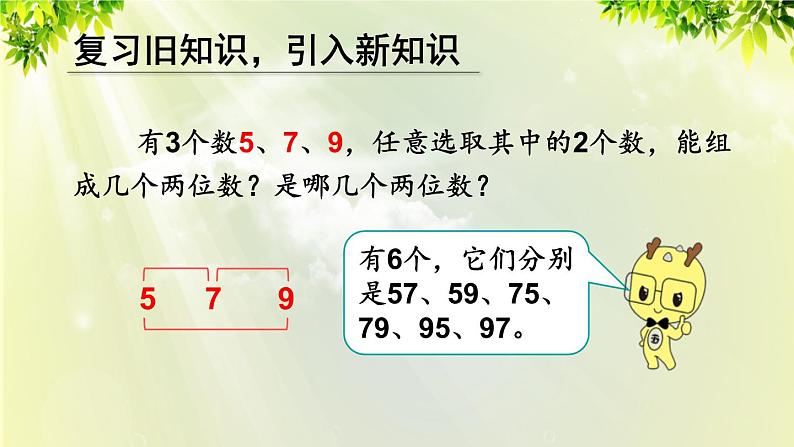 人教版二年级数学上册 8 数学广角——搭配（一） 第2课时 简单的组合课件02