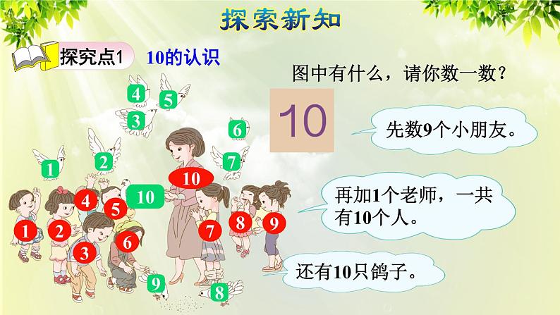 人教版一年级数学上册  5   6~10的认识和加减法  第9课时  10的认识和组成 课件第3页