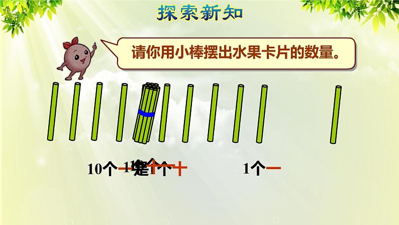 人教版一年级数学上册  6   11~20各数的认识  第1课时  数数、认识数位和写数 课件04