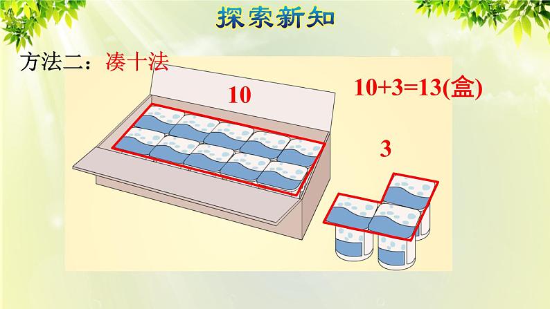 人教版一年级数学上册  8   20以内的进位加法  第1课时  9加几 课件06