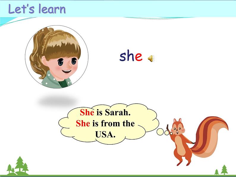 人教版(PEP)英语三下同步  Unit1 Welcome back to school PB Let’s learn (课件+教案+练习+素材)04