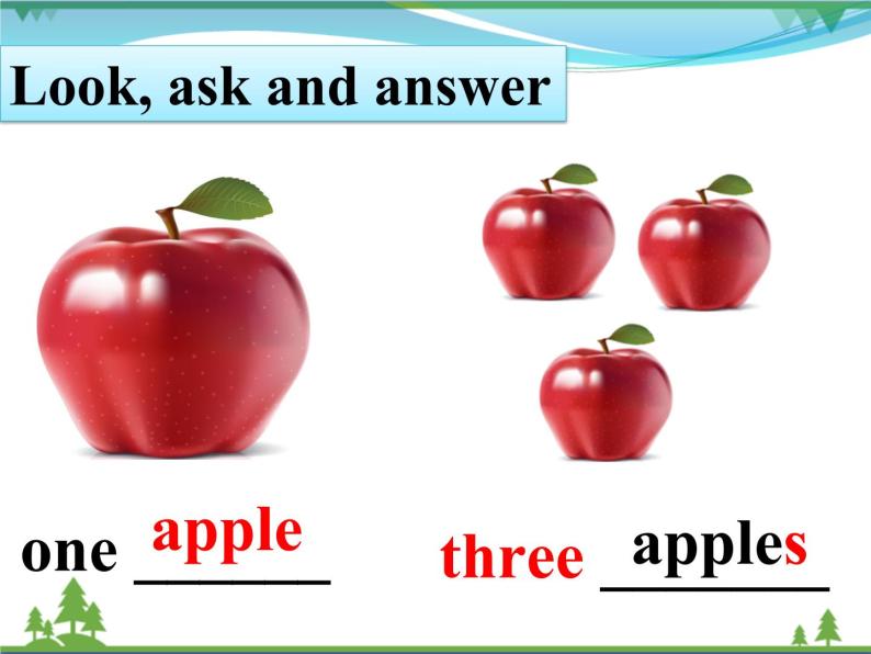 小学英语人教版pep三年级下册unit5doyoulikepearsparta习题ppt课件