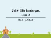 精通版英语三年级上册 Unit 6  Lesson 35 PPT课件+音频