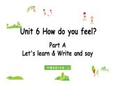 2021年秋人教PEP版六年级英语上册 Unit 6 Part A Let's learn&Write and say （课件+素材）