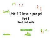 2021年秋人教PEP版六年级英语上册 Unit 4 Part B  Read and write （课件+素材）