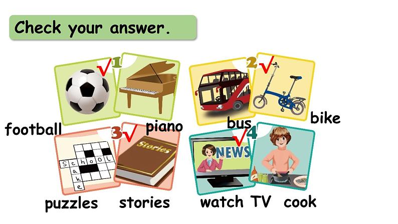 人教六（上）Unit 4 Part B&C 第6课时Part B Let 's check & Let’s wrap it up & Part C Story time第7页