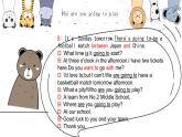 科普版六年級(jí)下冊(cè)英語第8課  Lesson 8 Who are you going to play課件PPT