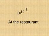 北师大版（一起）三年级英语下册Unit 7 At the restaurant. 课件2