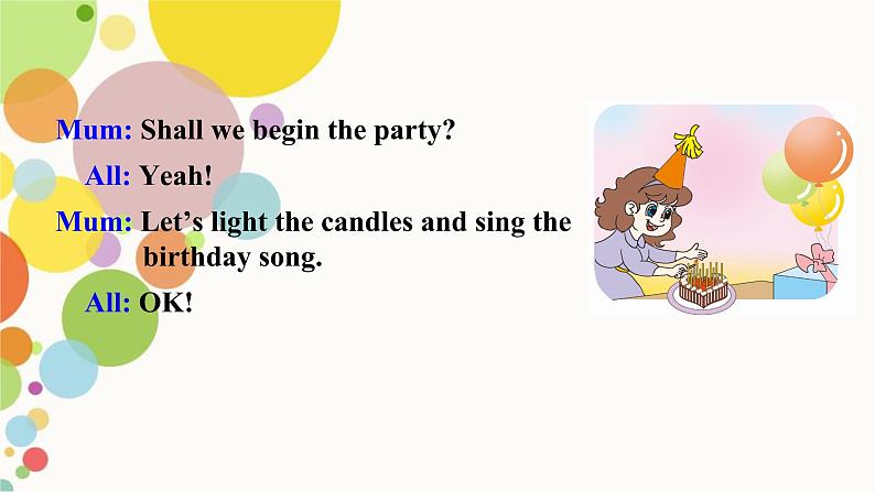 小学英语人教精通版六年级上册Unit 3 Would you like to come to my birthday party Lesson 17 同步教案 课件 练习06