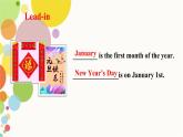 小学英语人教精通版六年级上册Unit 4 January is the first month. Lesson 21 同步教案 课件 练习