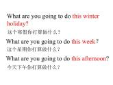 重大版英语六年级上册Unit 5《Our holiday plans》Lesson2课件