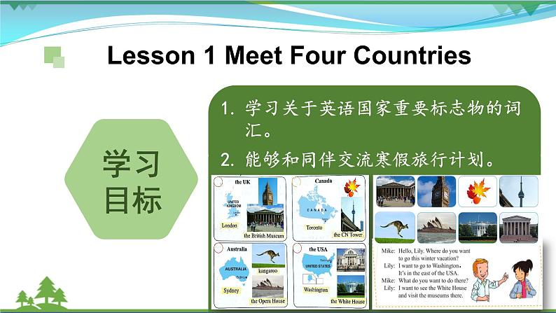 【人教新起点】六年级上册英语（精选）课件（内嵌素材）-Unit 2 Around the World 第一课时 Lesson 104