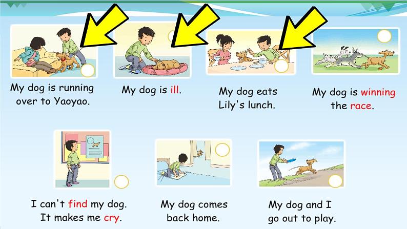 【人教新起点】六年级上册英语（精选）课件（内嵌素材）-Unit 4 Feelings 第一课时  Lesson 105