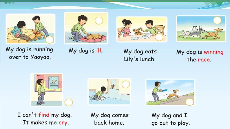 【人教新起点】六年级上册英语（精选）课件（内嵌素材）-Unit 4 Feelings 第一课时  Lesson 107