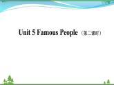 【人教新起点】六年级上册英语（精选）课件（内嵌素材）-Unit 5 Famous People 第二课时  Lesson 2