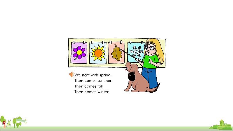 北京版英语三年级上册 UNIT FIVE IT'S A NICE AUTUMN DAY (5) PPT课件08