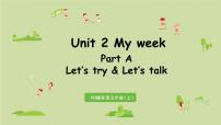 小学英语人教版 (PEP)五年级上册Unit 2 My week Part A教学演示课件ppt