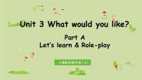 小学英语人教版 (PEP)五年级上册Unit 3 What would you like? Part A课文配套ppt课件