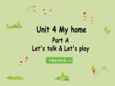 人教版四年级英语上册 Unit 4 Part A 第1课时Let's talk & Let's play 课件
