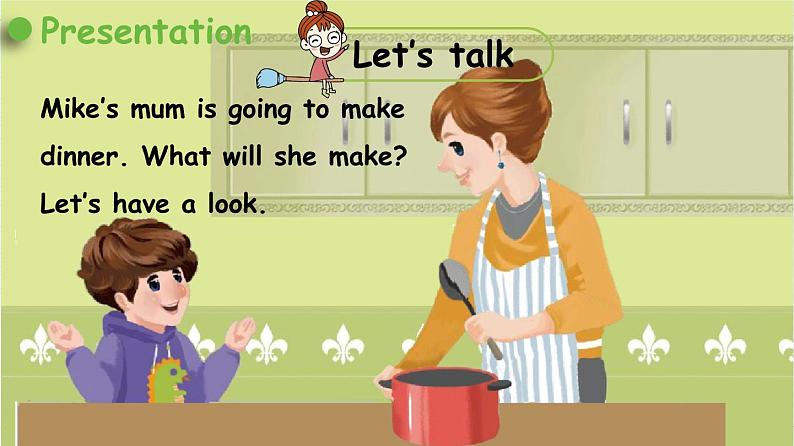 人教版四年级英语上册 Unit 5 Part A 第1课时Let's talk & Let's survey 课件06