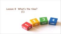 英语科普版Lesson 8 What's the time?图文课件ppt