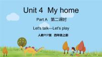 小学英语人教版 (PEP)四年级上册Unit 4 My home Part A背景图ppt课件