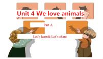 小学英语人教版 (PEP)三年级上册Unit 4 We love animals Part A评课课件ppt