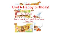 人教版 (PEP)三年级上册Unit 6 Happy birthday! Part B课堂教学ppt课件