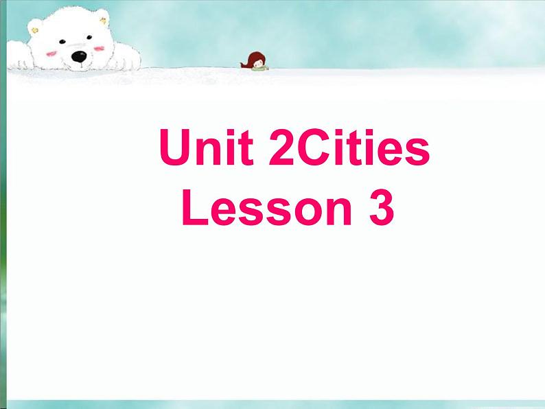 人教新起点四年级英语下册Unit 2 Lesson 3课件01