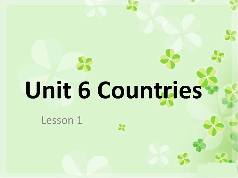 人教新起点四年级英语下册Unit 6 Lesson 1课件01