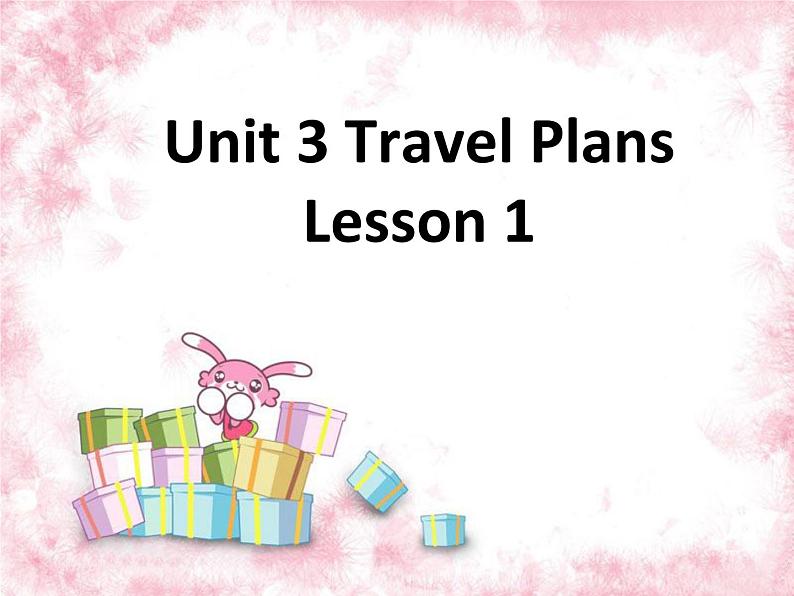 Unit 3 Travel Plans Lesson 1 课件 2第1页