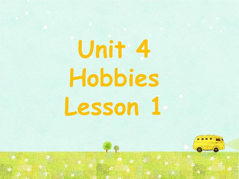 人教新起点四年级英语下册Unit 4 Lesson 1课件01