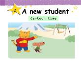 译林版英语五年级上册Unit-2-A-new-student.Cartoon-time课件PPT