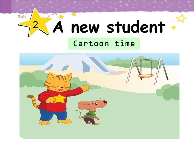 译林版英语五年级上册Unit-2-A-new-student.Cartoon-time课件PPT01