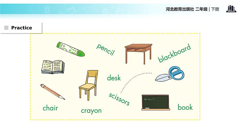 二年级下册英语课件-unit 1 lesson 2 what do you see∣冀教版 (一起)(共14张ppt)第7页