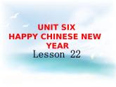 Unit 6 Happy Chinese New Year Lesson 22 课件+教案+练习（含答案）+素材36张