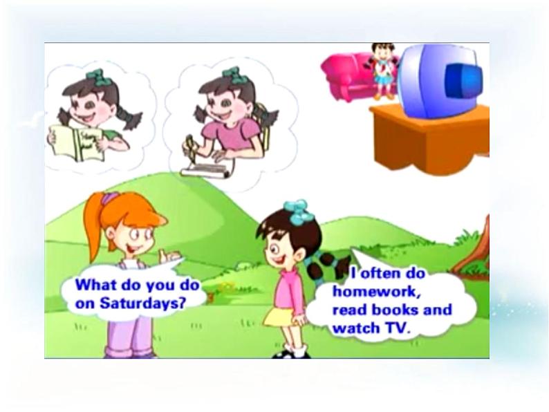 Unit2 WHAT DO YOU DO ON SUNDAY Lesson 8 课件第2页