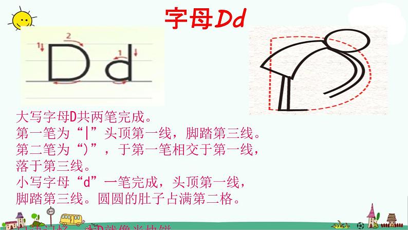 译林版三上英语26个字母的最新书写课件PPT第5页