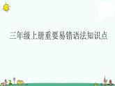 譯林版三上英語3A重要語法知識點課件