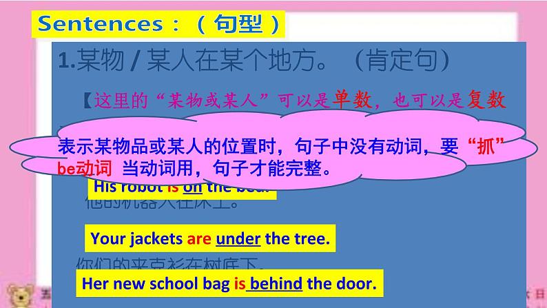 译林版四年级上册英语4A 五单元复习课课件第5页