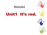 一年级上外研版（一起）一上Module 4《Unit 1 It’s red》ppt课件1
