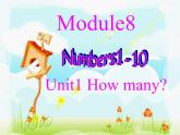 一年级上外研版（一起）一上Module 8《Unit 1 How many》ppt课件1