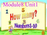一年级上外研版（一起）一上Module 8《Unit 1 How many》ppt课件4