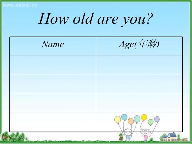 一年级上外研版（一起）一上Module 9《Unit 1 How old are you》ppt课件02