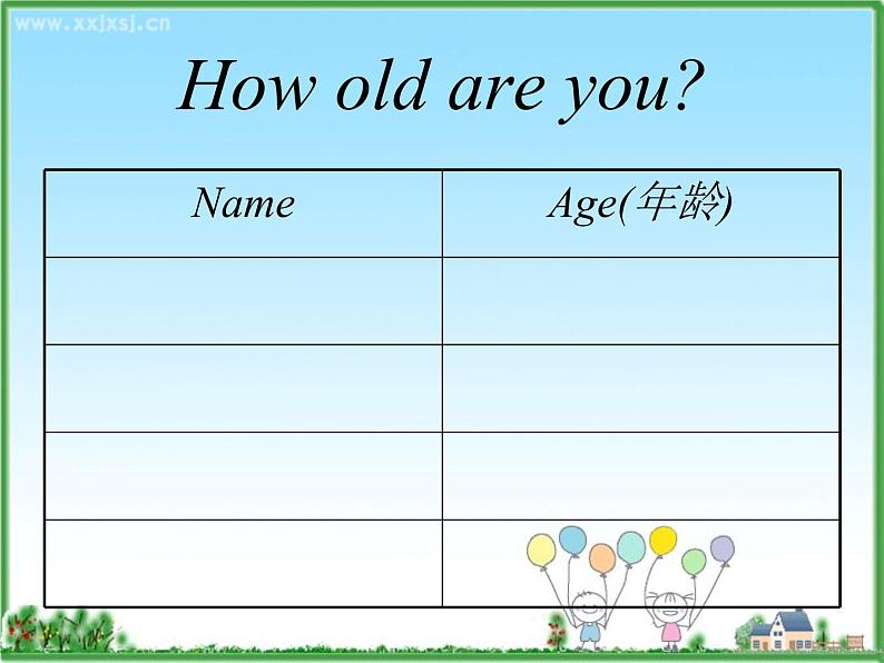 一年级上外研版（一起）一上Module 9《Unit 1 How old are you》ppt课件02